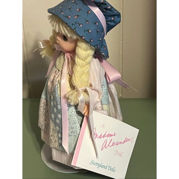 NWT Vintage Madame Alexander 8" Doll BONNET TOP WENDY 14487 With Stand - Picture 3 of 6